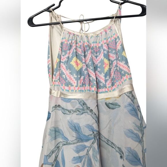 Matthew Williamson Iconic  Runaway Silk Layered Empire Waist Gown Size Small - Picture 16 of 16